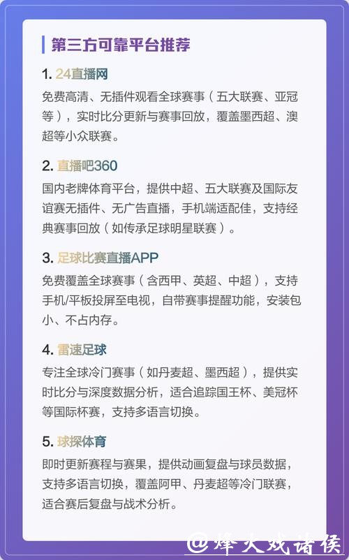 高清免费观看世界杯赛事直播平台推荐